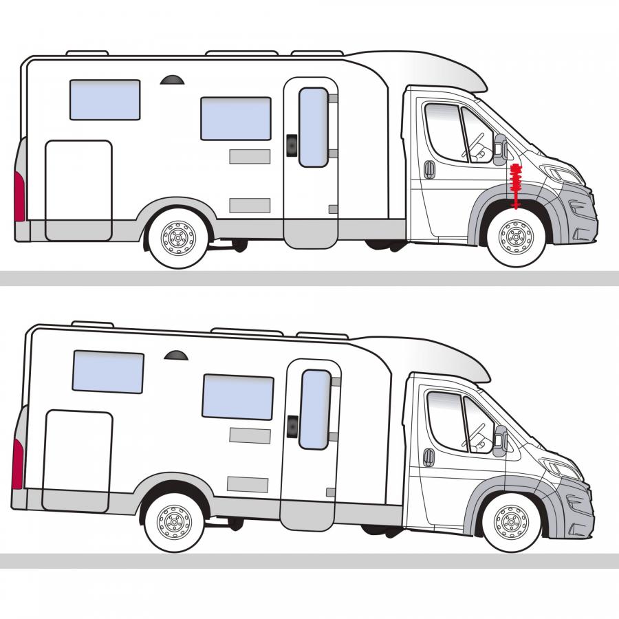 Product image 2 of the product “Komfortfederbein ProShock für Fiat Ducato mit Light-Chassis ab Bj. 2006/07 ”